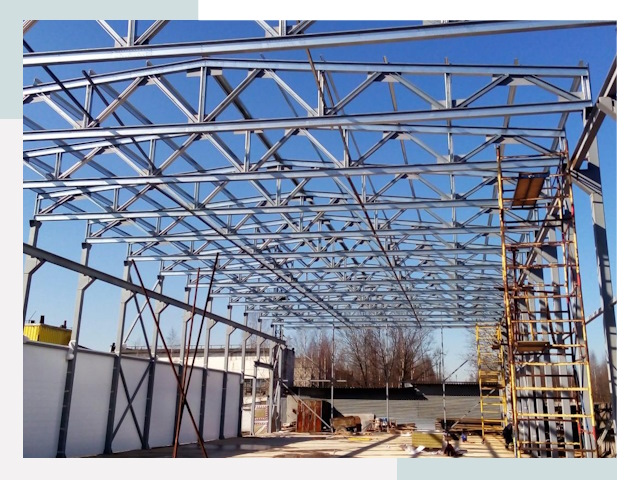 Строительство цехов в Кунгур от 615 руб. под ключ