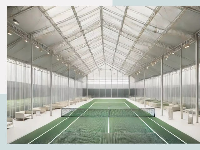 Строительство теннисных кортов в Кунгуре