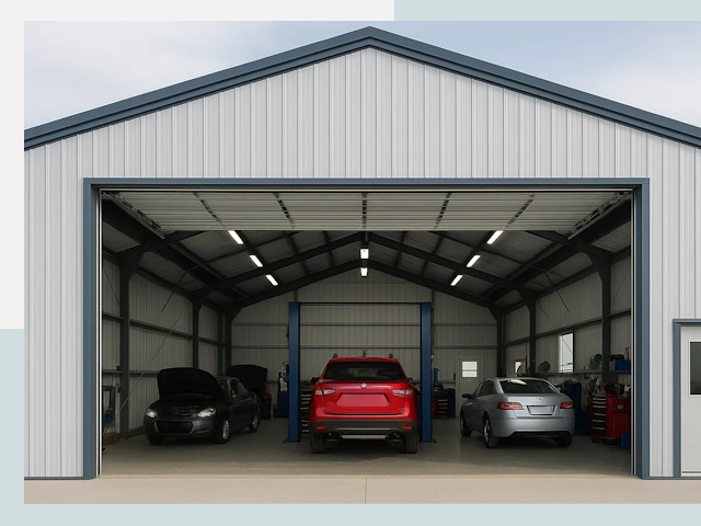 Ангары из сэндвич панелей от 615 руб. в Кунгур