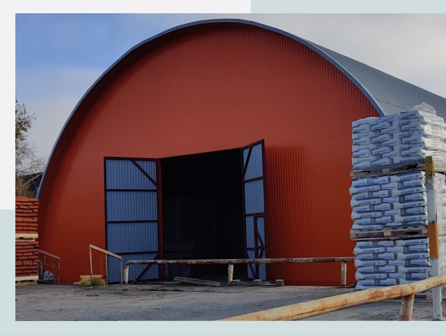 Полукруглые ангары по цене от 615 руб. в Кунгур