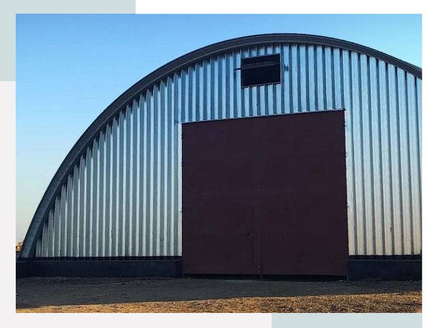 Бескаркасные ангары в Кунгуре