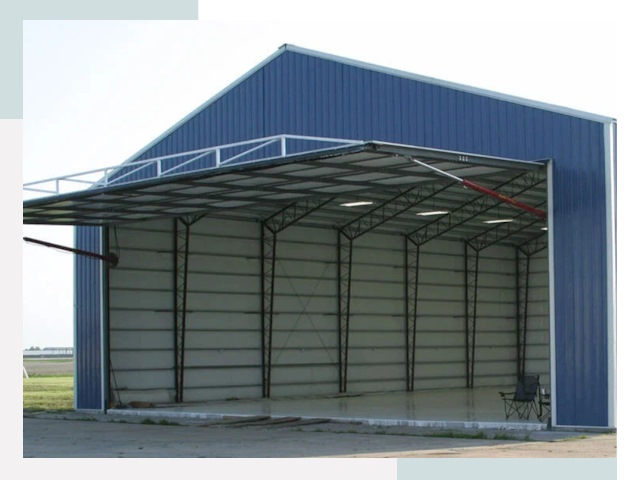 Прямо стенные ангары в Кунгуре