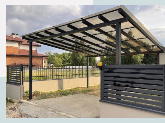 Металлические навесы в Кунгур от 615 руб. за м²