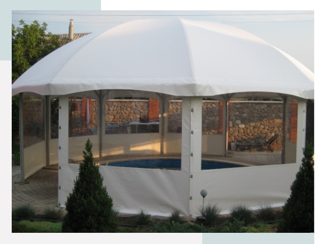 Тентовые павильоны в Кунгуре