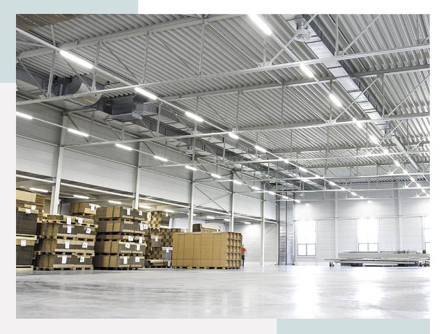 Освещение ангаров в Кунгуре